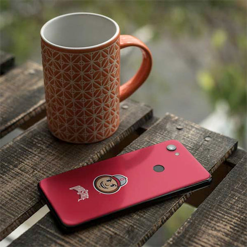 Ohio State University OSUBuckeyes Light Grey Google Pixel 3a Skin